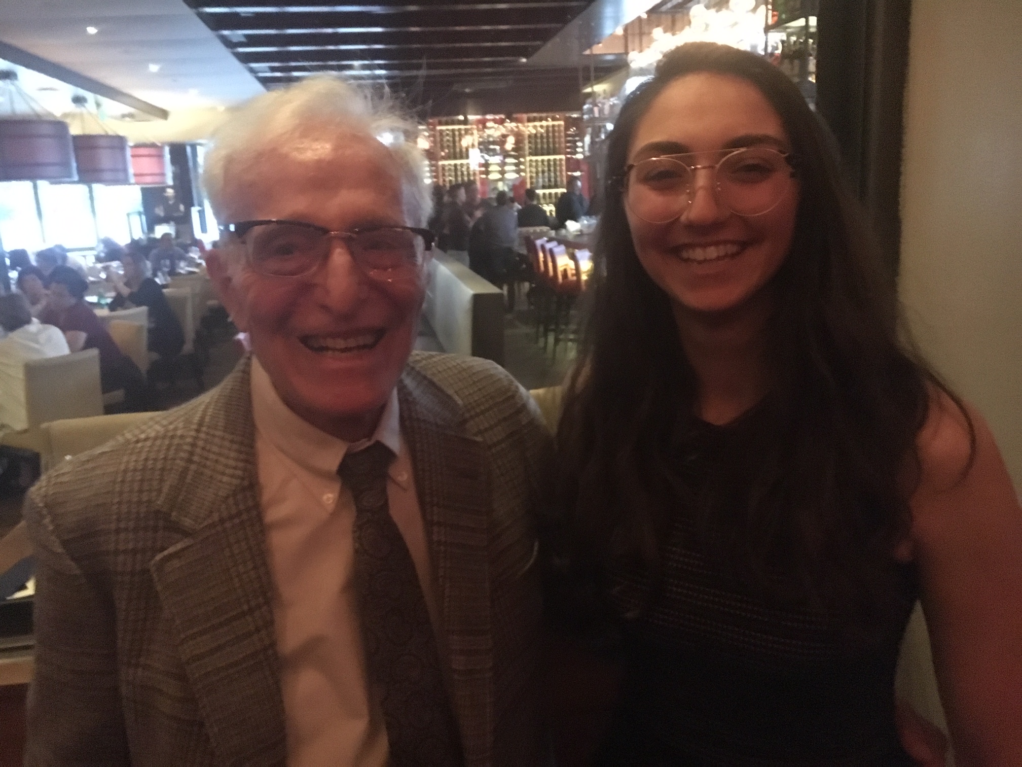 Albert Dorman and Yasmine Ghattas ADHC Class of 2020 at alumni dinner in California
