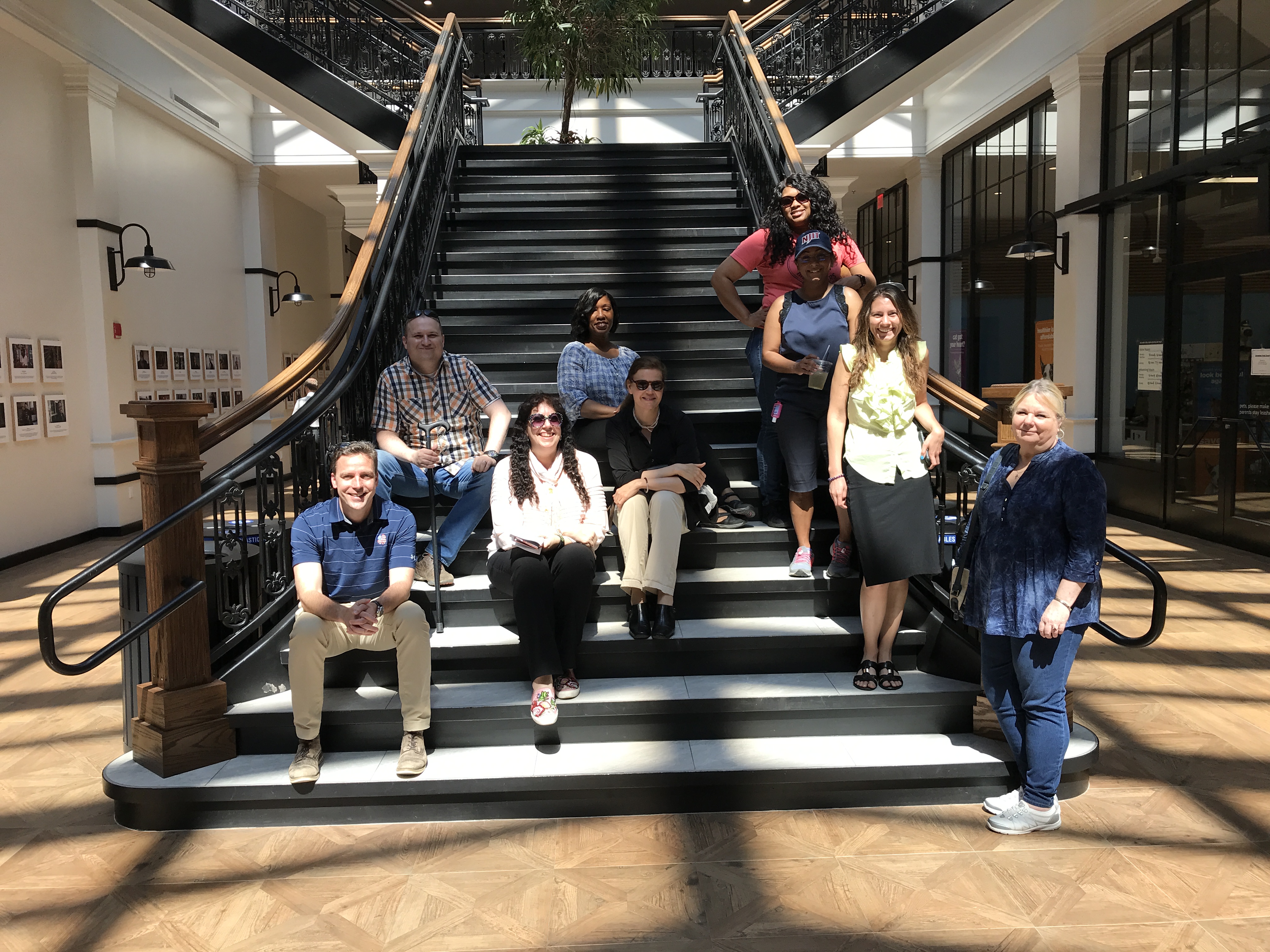 ADHC Staff on Newark Walking Tour 2018 (Hahne&#039;s Building)