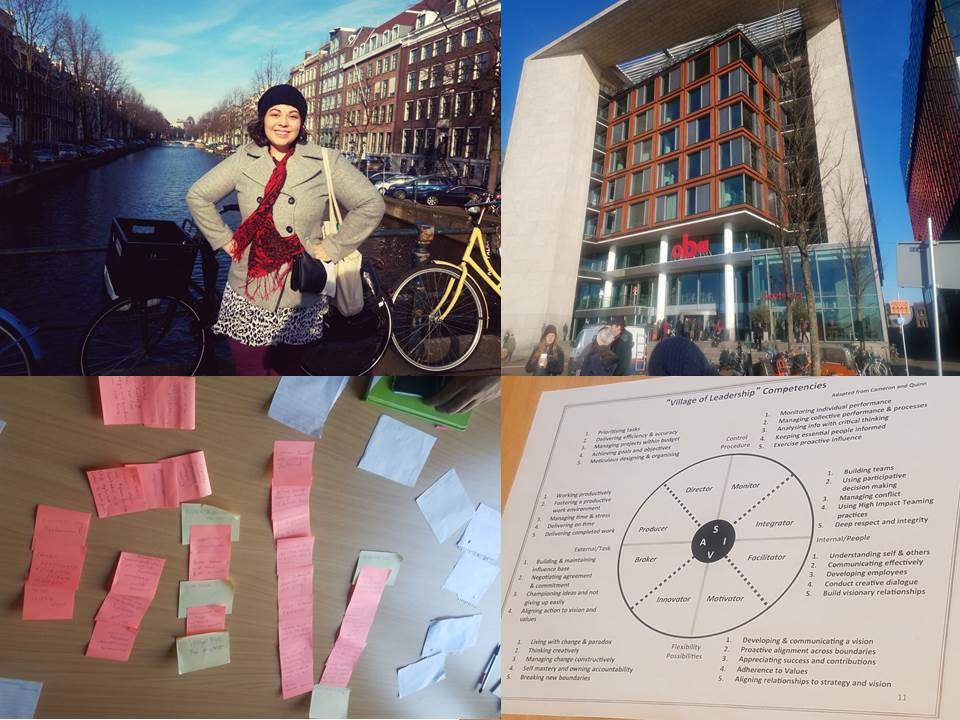 The 2018 Dean&#039;s Fund was able to support Kaila Trawitzki attending the Youth Entrepreneurship Workshop in Amsterdam during the week of February 11-16, 2018. Top Left Photo: Kaila Trawitzki; Top Right and Bottom Photos: Workshop Building and Notes.