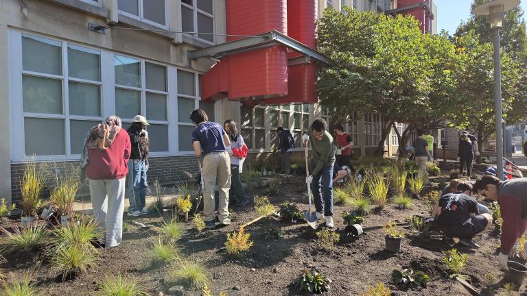 Honors Planting at Faculty Memorial Hall